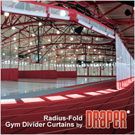 Draper Radius-Fold Gym Dividers